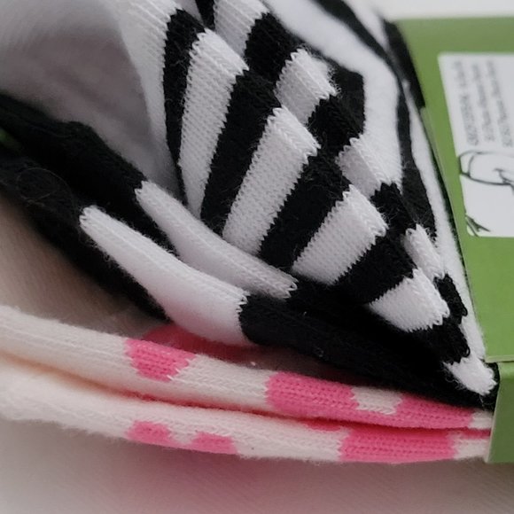 💖HP💖NWT KATE SPADE 3 Pair No Show Socks OS Trendy Pink Designer New York Funky - Picture 6 of 13